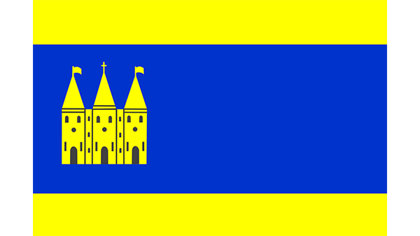 Vlag gemeente Staphorst Vlag gemeente Staphorst - in kleur op transparante achtergrond - 600 * 337 pixels